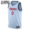 Maillot Basket Enfant Washington Wizards Bilal Coulibaly 2024-25 Nike City Edition Bleu Swingman